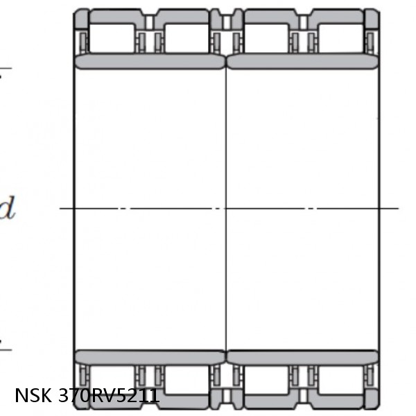 370RV5211 NSK ROLL NECK BEARINGS for ROLLING MILL